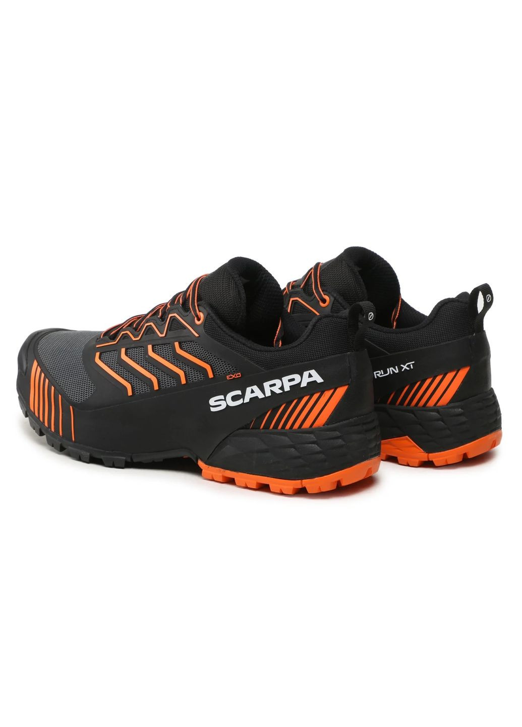 Комбіновані кросівки чоловічі ribelle run xt чорний-помаранчевий Scarpa