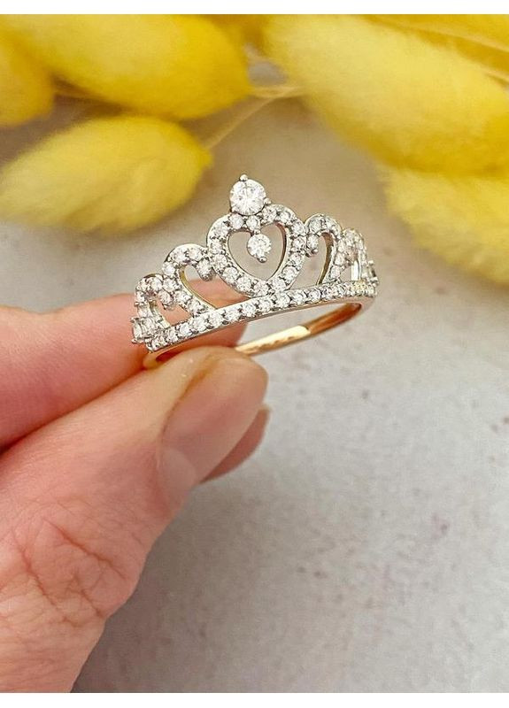 Позолочене Кільце р.19.5, Позолочена Каблучка. Позолота No Brand (362535172)