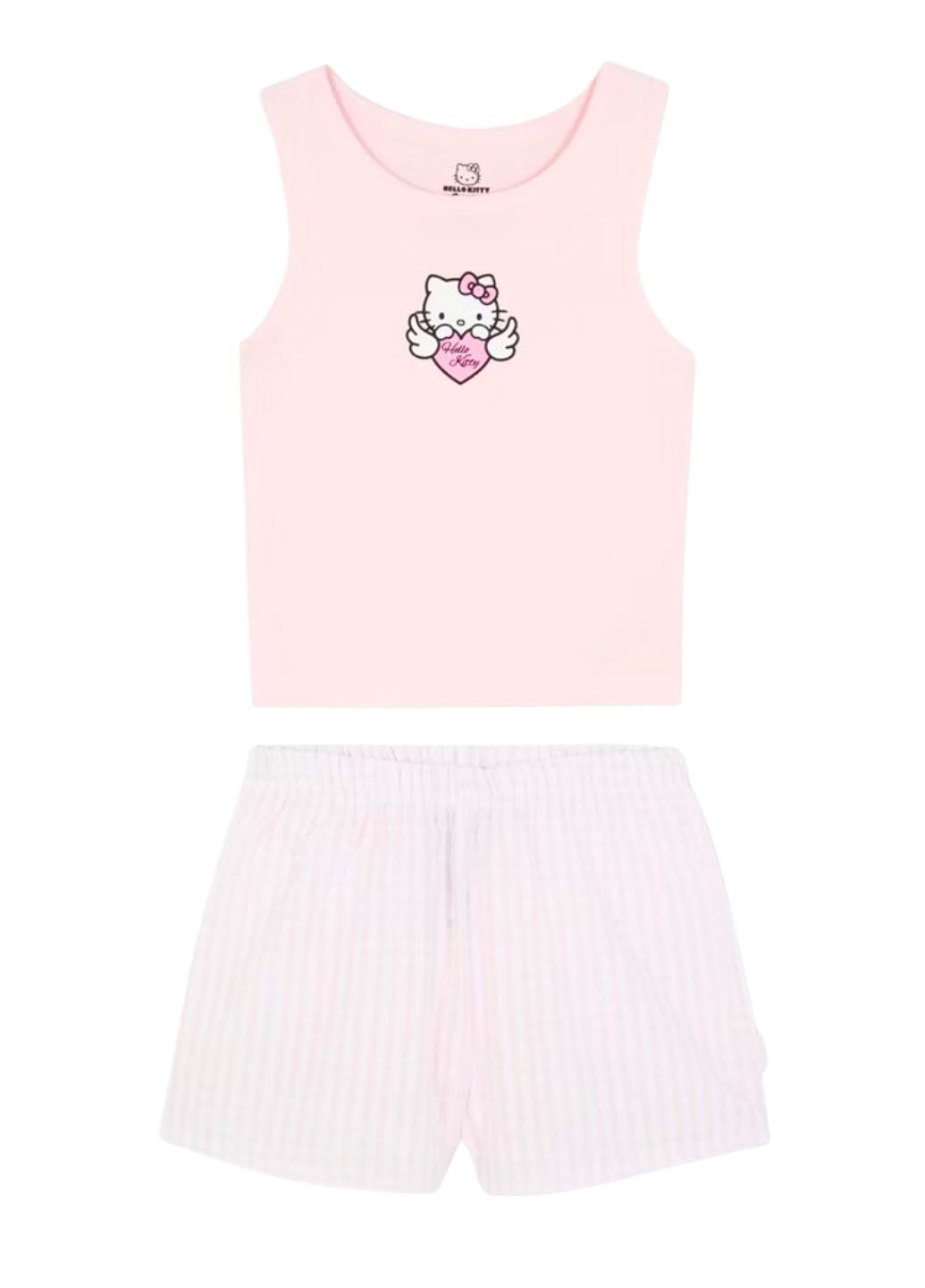 Пудрова всесезон піжама short doll hello kitty комплект для дому та сну (8402) Primark