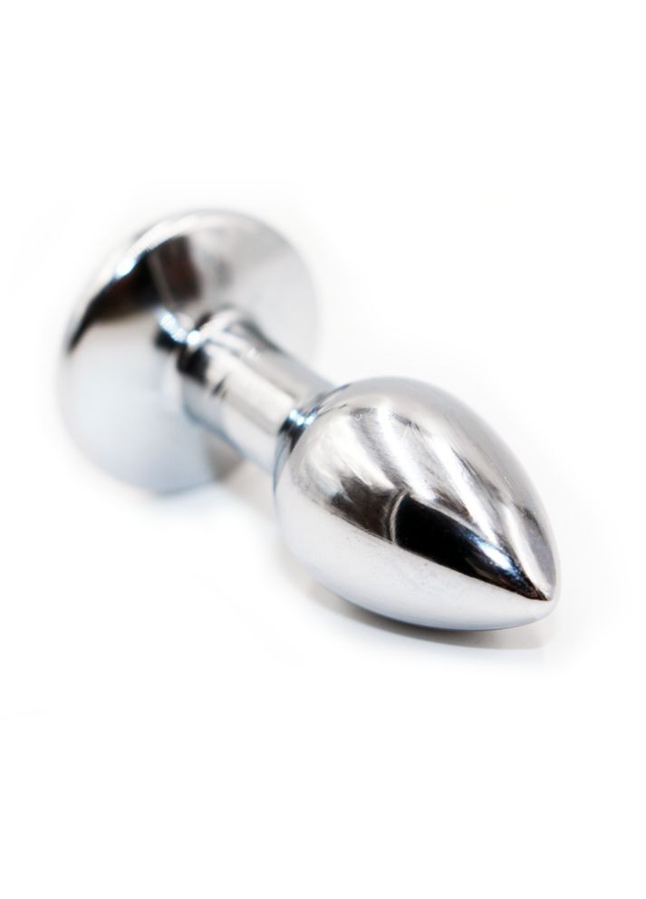 Анальная металлическая пробка с украшением маленький размер China (317747516)