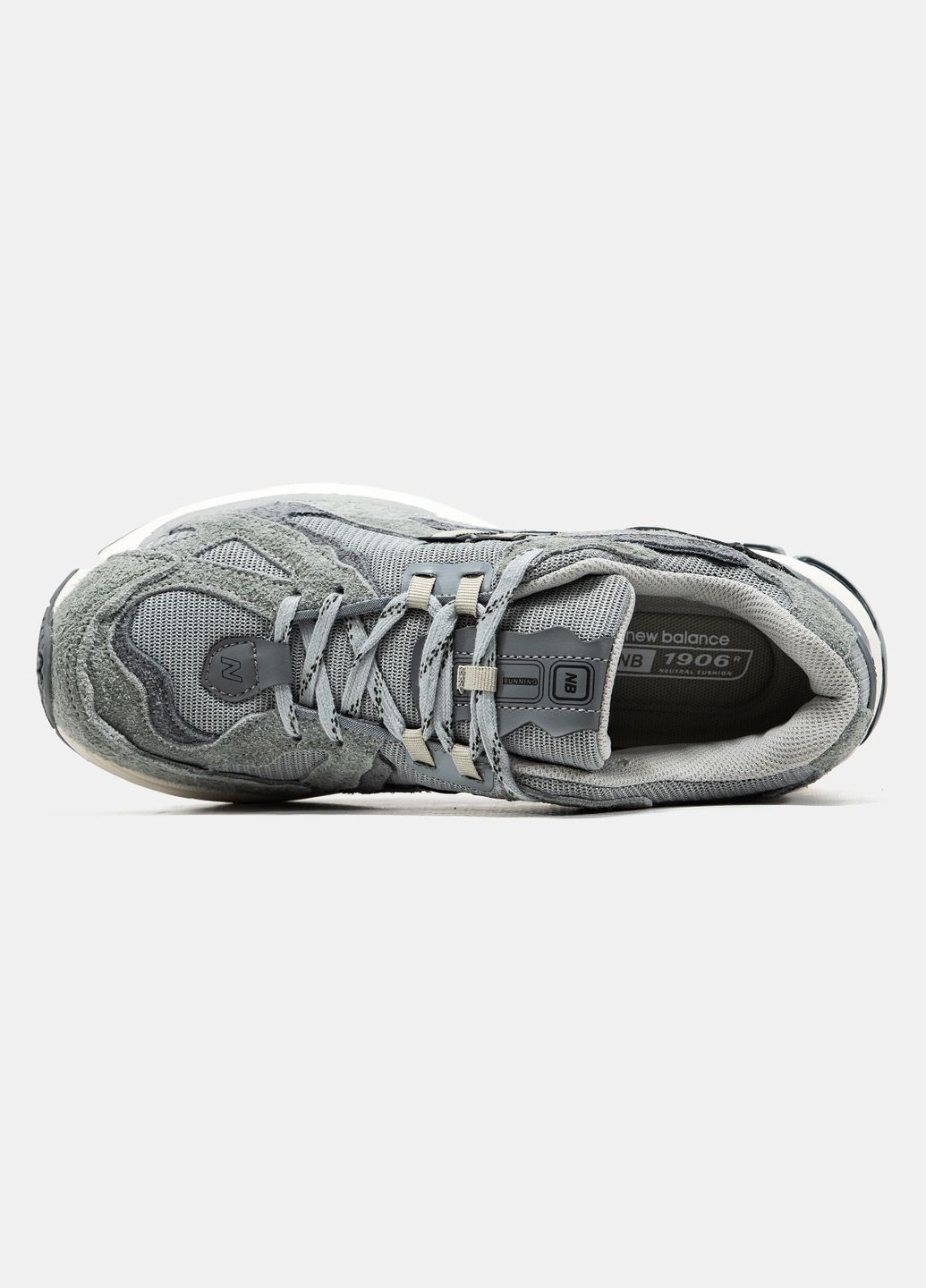 Серые демисезонные кроссовки мужские new balance 1906d grey | нью баланс 1906 серые No Brand