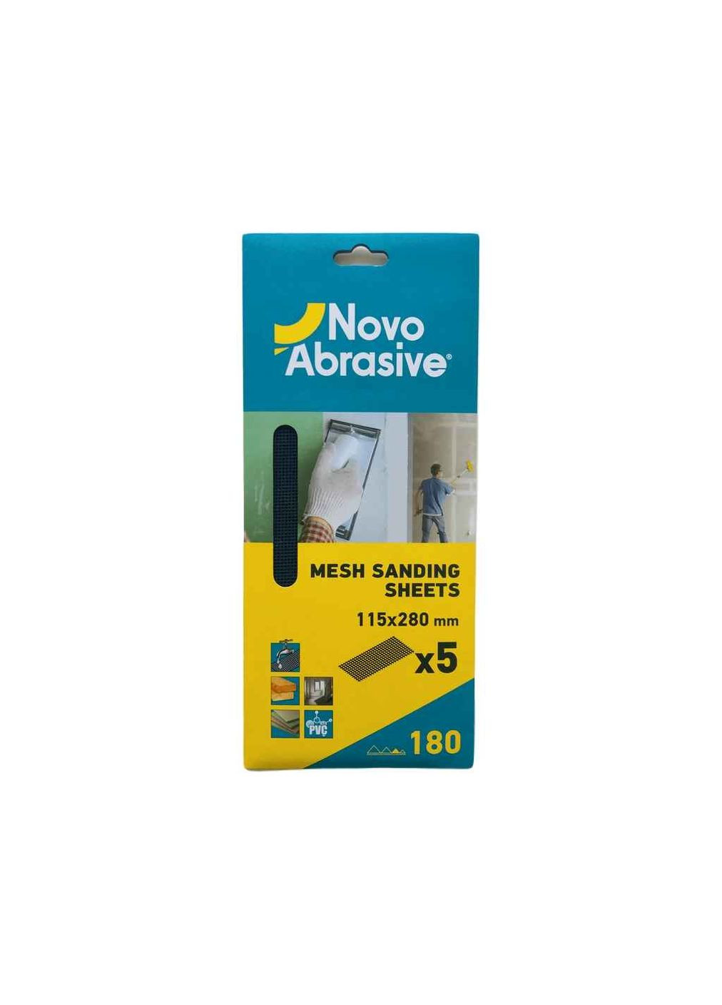 Сітка абразивна P180 5шт NovoAbrasive (362353081)