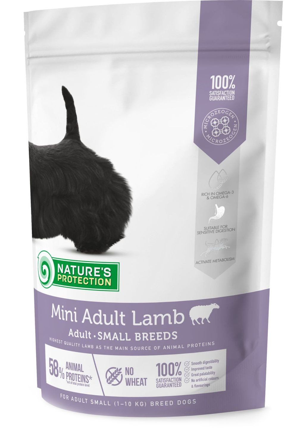 Сухий корм для собак Mini Adult Lamb Small breeds 500 г (NPS45733) (4771317457332) Nature's Protection (279563455)