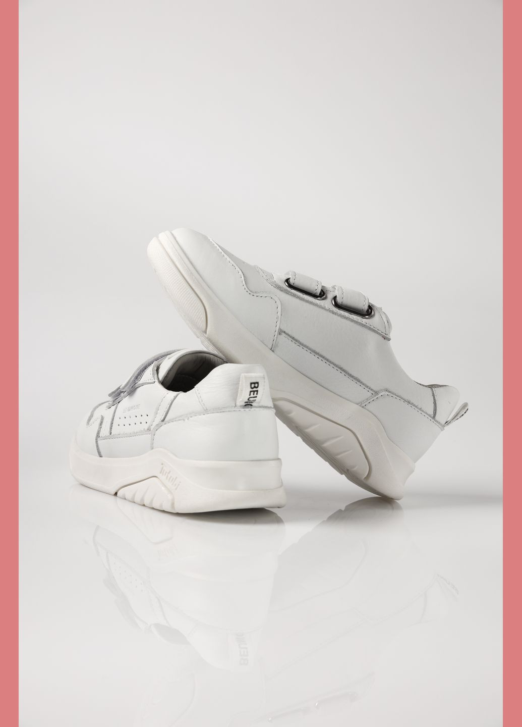 Белые демисезонные кроссовки из натуральной кожи для мальчика 9411 37 24см белый 71400 Tutubi