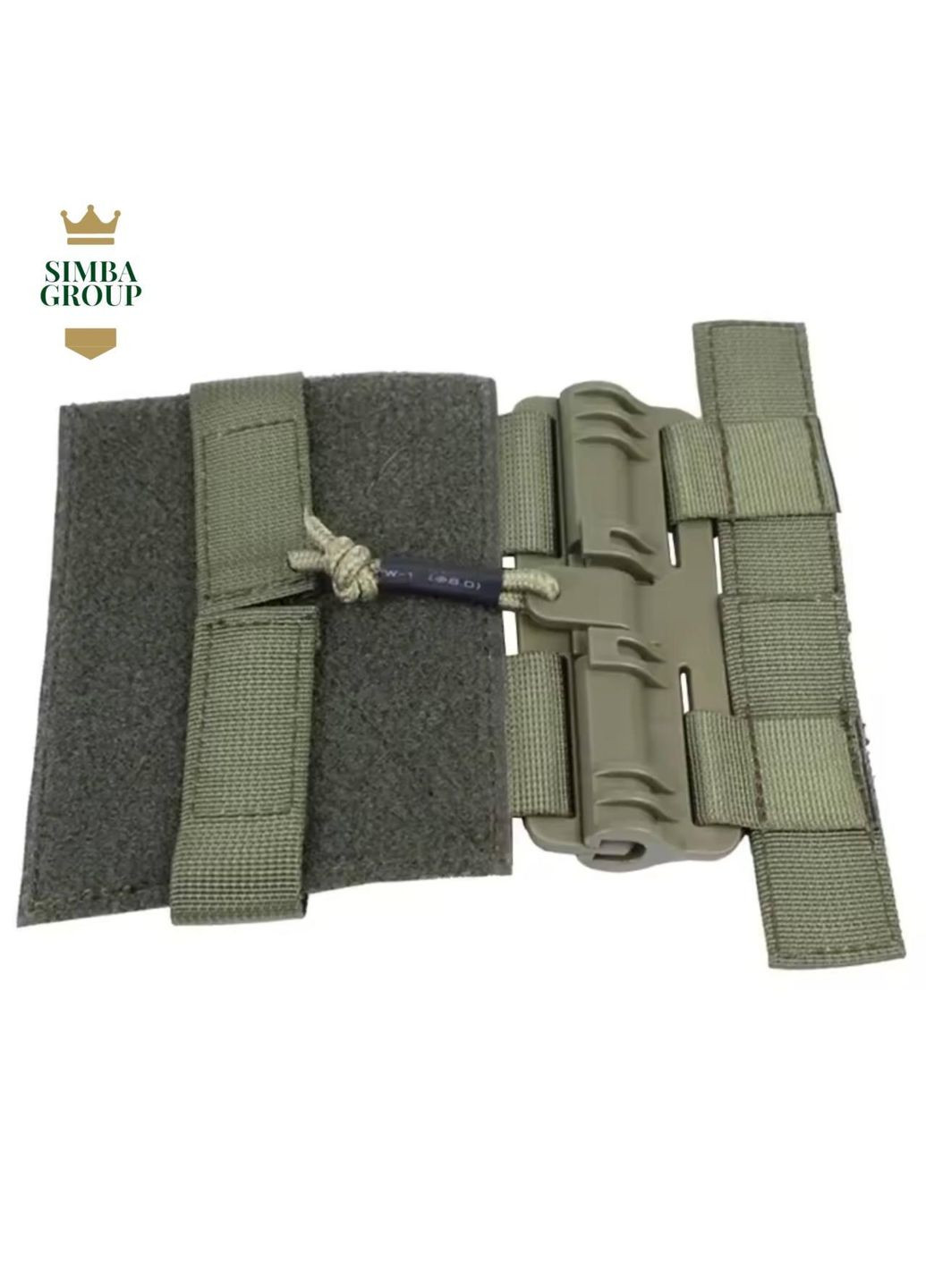 Камербанд швидкого скидання одинарна пряжка Molle із застібкою 2 шт. (олива) No Brand (370269227)