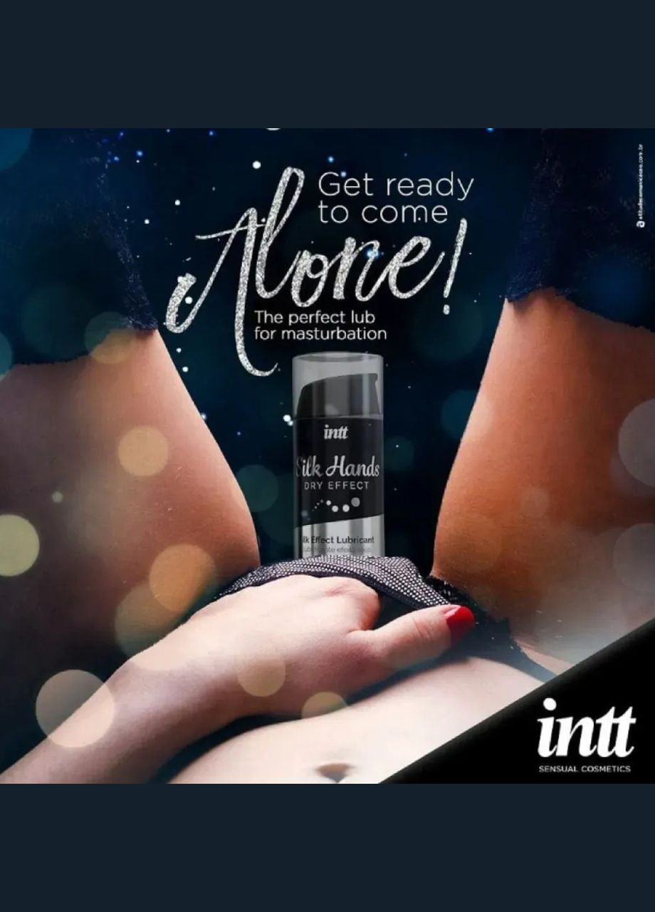 Інтимний лубрикант Silk Hands для мастурбації на силіконовій основі 15 мл Intt (332211507)
