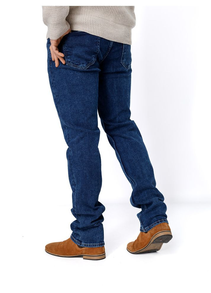 Синие демисезонные мужские джинсы регуляр цвет синий цб-00233098 Redman