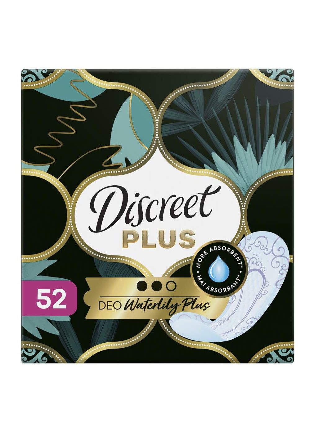 Ежедневные прокладки "" (Water Lily Plus) 52шт. Discreet (356005723)