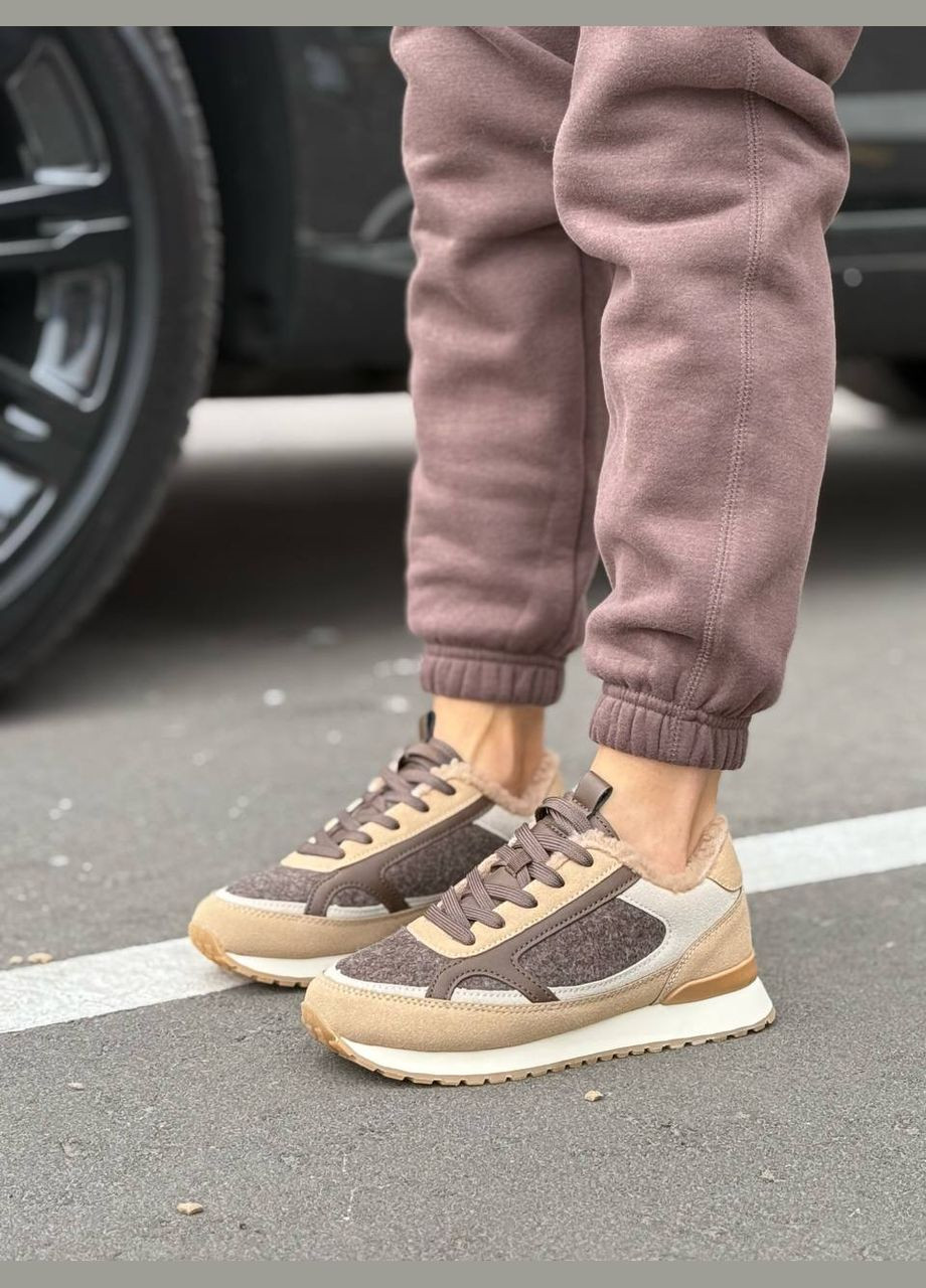 Кроссовки Vakko коричневые зима (315697610)