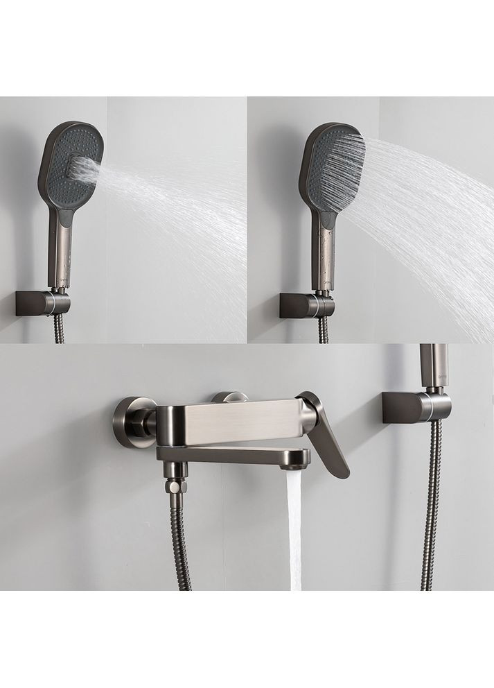 G3210-9 ванна одноваж. кор. поворот. вилив лат. Ø35 (гангрей) {4/1} GAPPO (371881901)