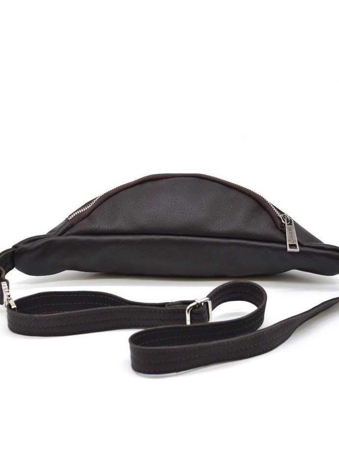 Поясная кожаная сумка средняя с фастексом, коричневая кожа FC3005-4lx TARWA (298683884)