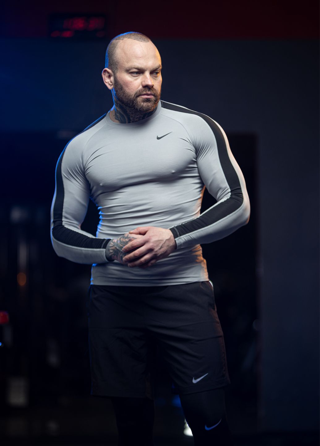 Мужской компрессионный костюм 3в1 : Рашгард, шорты, леггинсы No Brand Nike 3в1 (299330064)