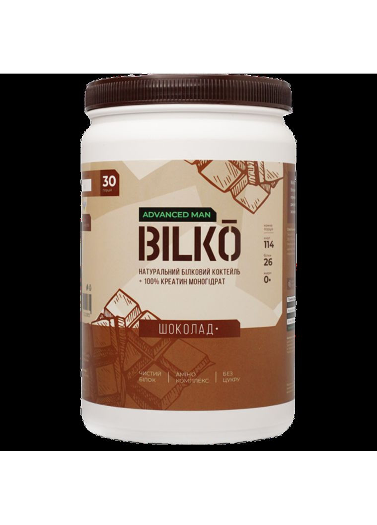 Протеїн (87% білка) для Максимального набору маси з Креатином у складі 30 порцій смак пломбір + Шейкер Bilko (369945119)