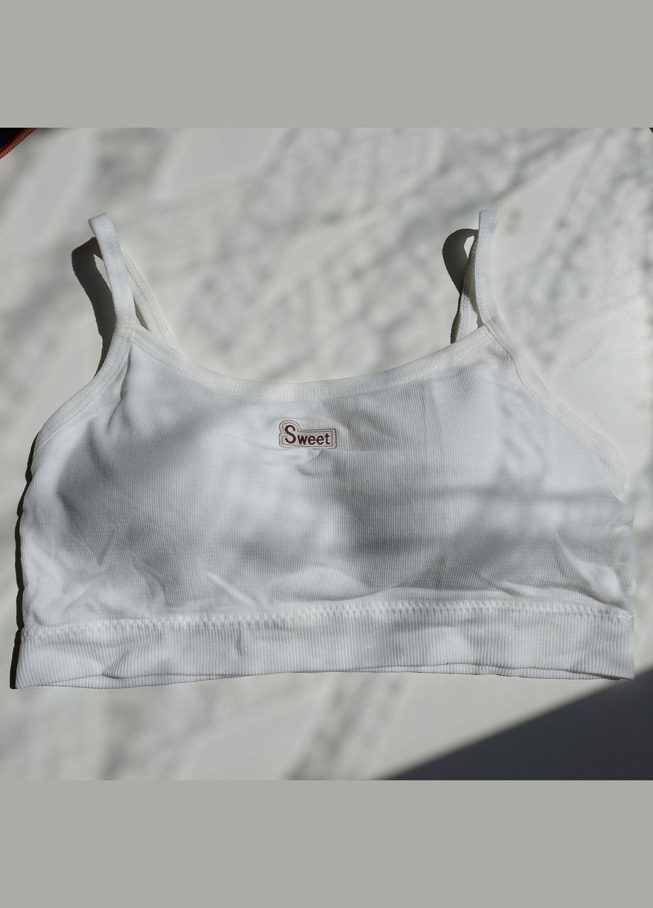 Женский топ sweet топик в рубчик бюстгальтер No Brand (314931202)