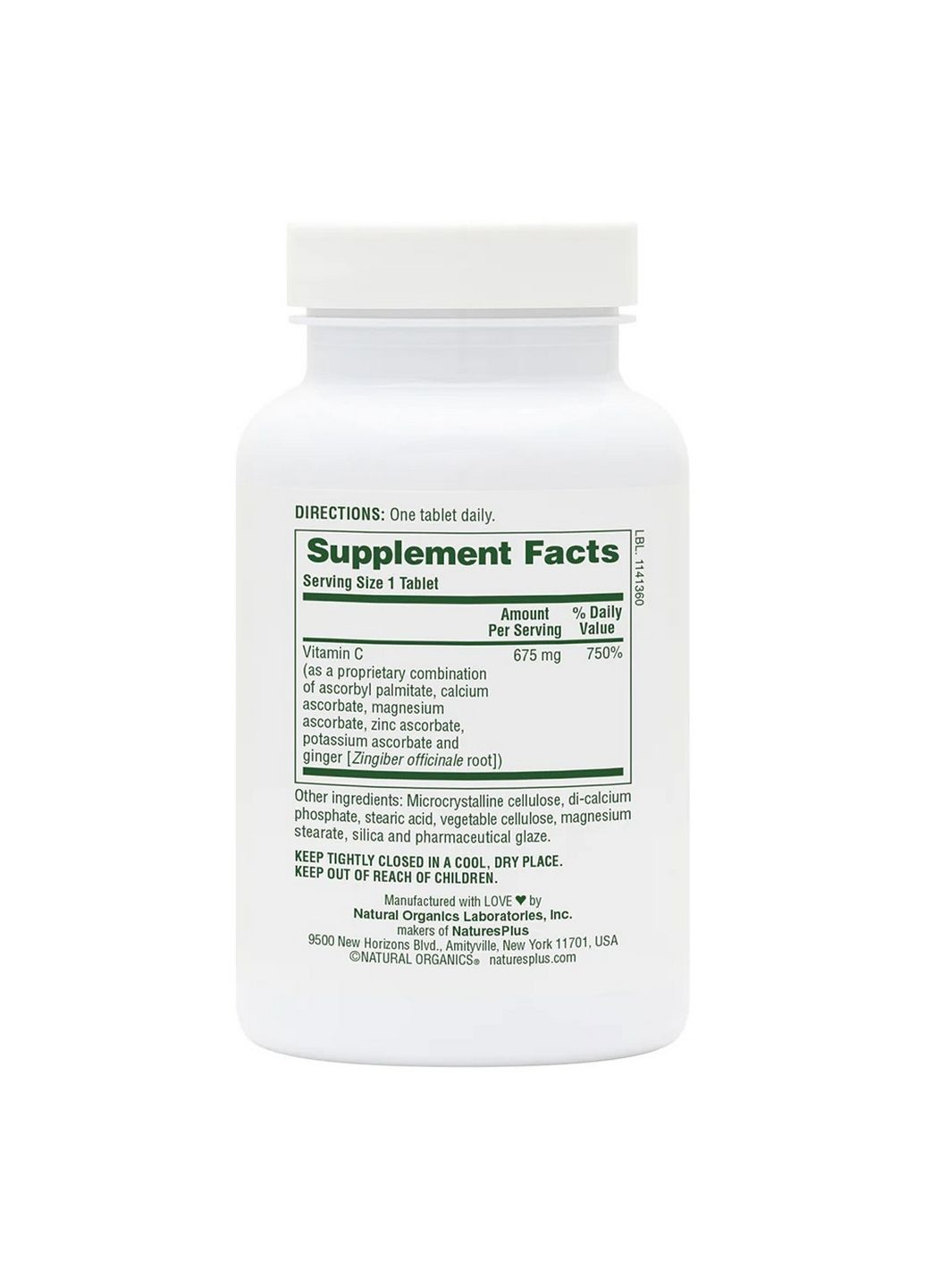 Вітаміни та мінерали Esterified Vitamin C, 90 таблеток Natures Plus (293339136)