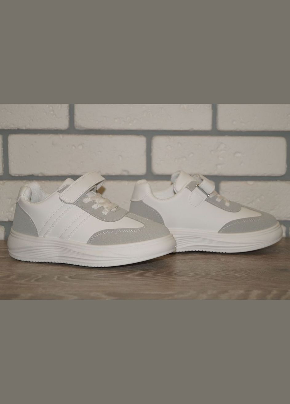 Белые демисезонные кроссовки демисезонные детские белые с серым XIFA