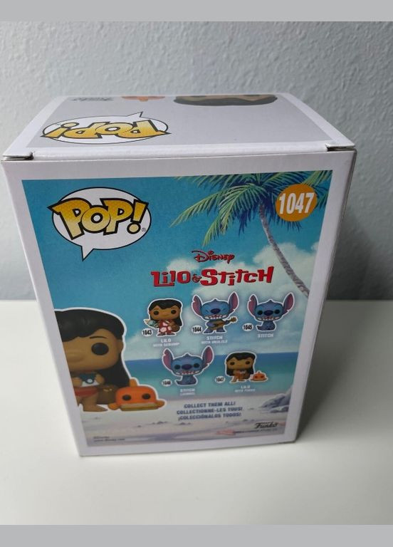 Фігурка Ліло та Стіч Ліло з Пуджем Lilo & Stitch Lilo With Pudge Фанко поп Pop іграшка 10 см # 1047 Funko (293515196)