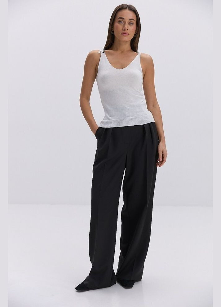 Женская майка MKAR102315-2 молочная вязаная летняя Modna KAZKA — 336931763