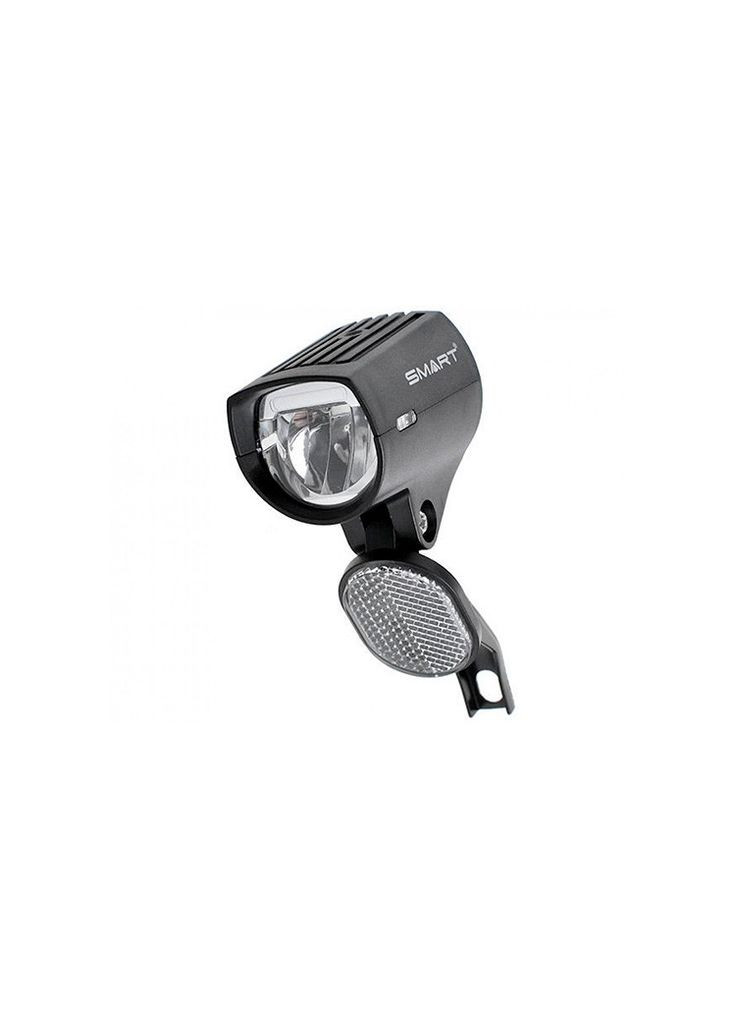 Фонарь передний BL141W-01 30 люкс, под динамо, черный Smart (369648428)