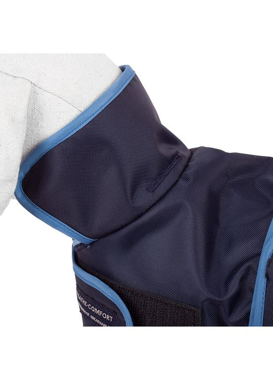 Пальто с воротником, нейлон/флис, тёмно-синий, L, 60см Happet (357074960)