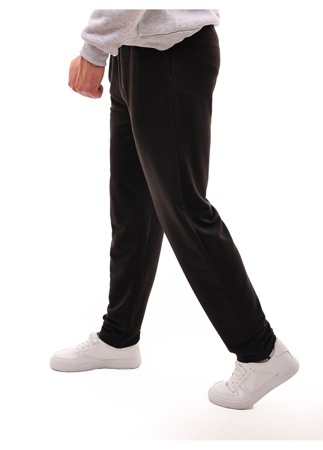 Черные демисезонные брюки No Brand