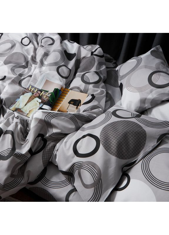 Комплект постельного белья Микросатин Premium «» King Size 220x240 наволочки 2х40х60 (MS-820007980) Moon&Star Orbit Elegance (356113076)