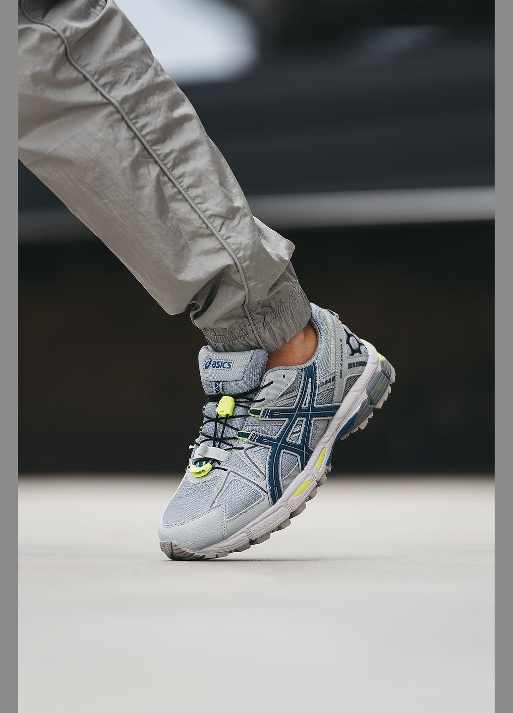 Кроссовки женские и мужские Asics Gel-Kahana 8 grey blue | Асикс Гель-Кахана 8 серые синие No Brand серые всесезоны (315155232)