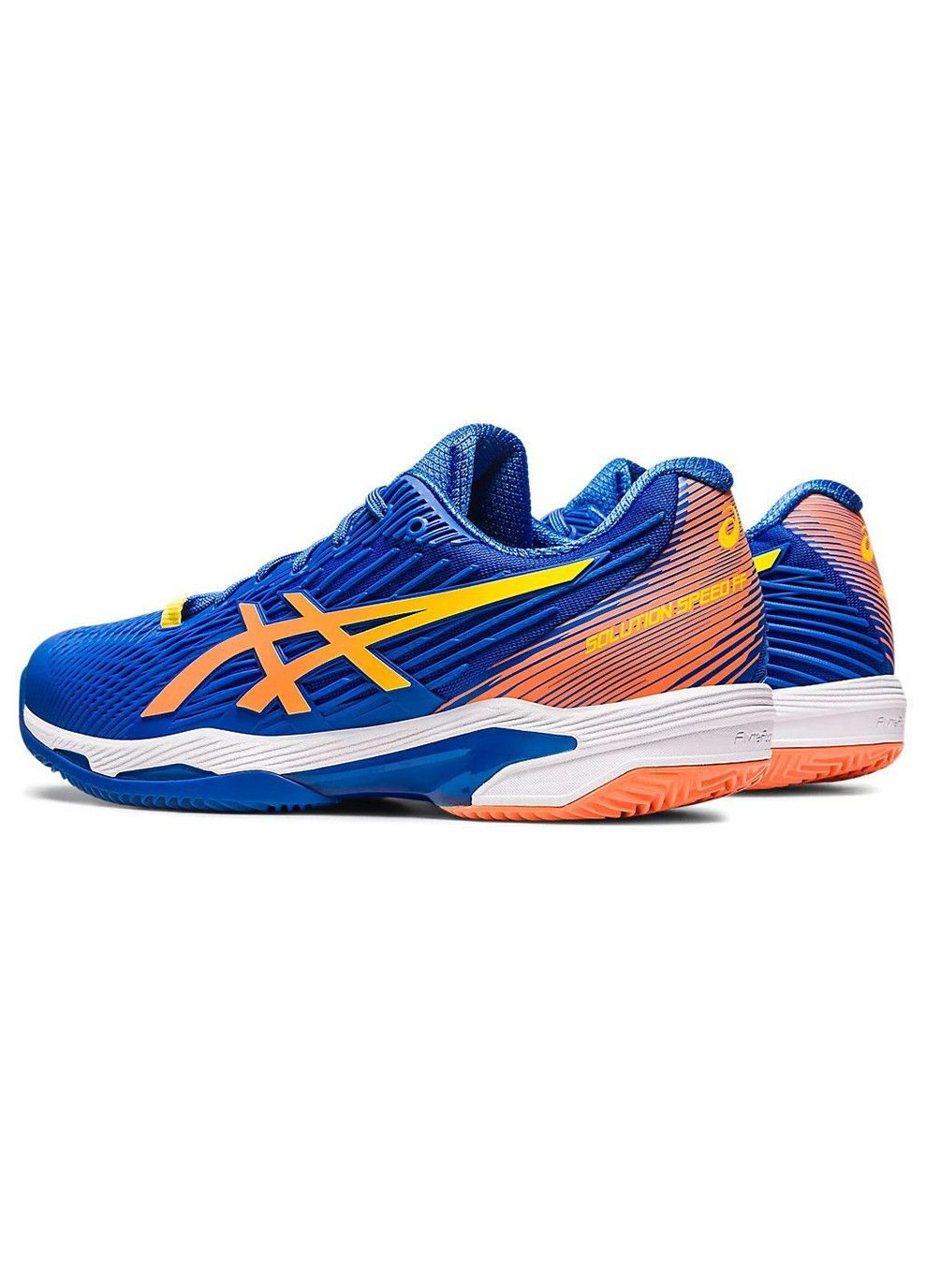 Синій Осінні кросівки чол. solution speed ff 2 clay blue/orange Asics