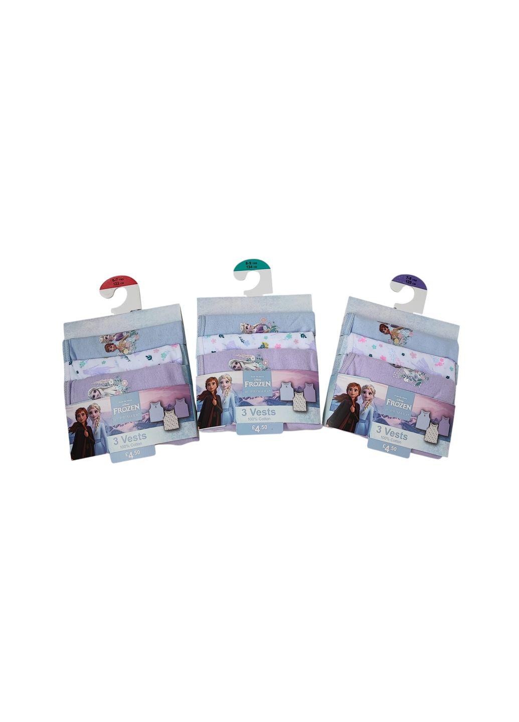 Набір дитячих майок для дівчинки (3 одиниці) Primark (316152922)