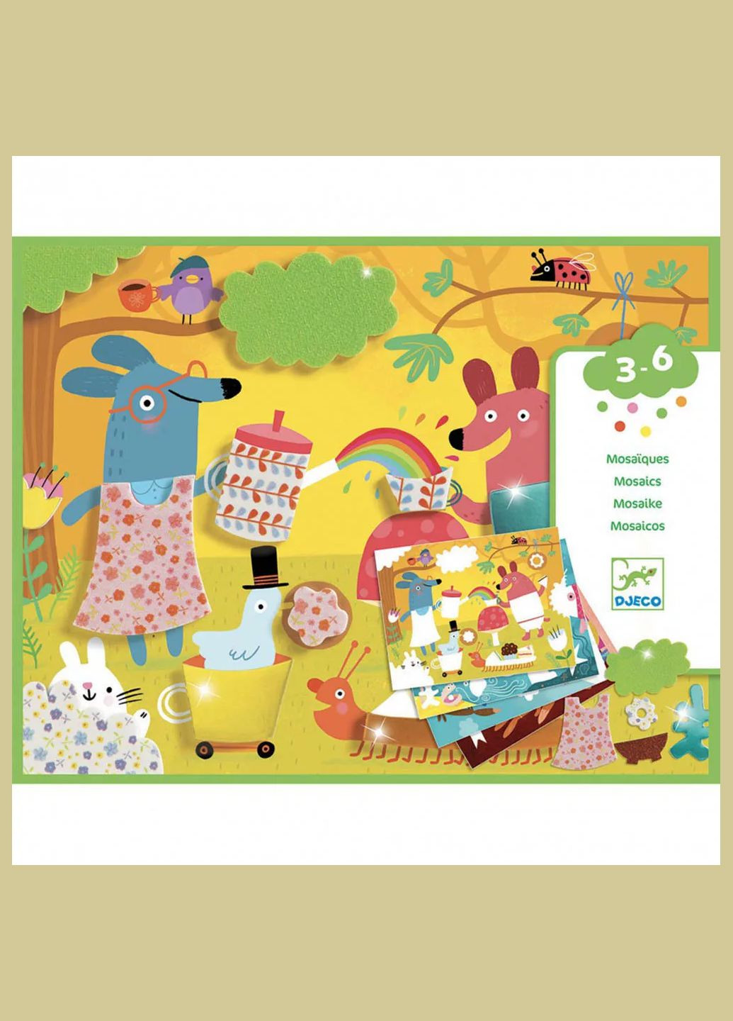 Художній комплект - колаж "Весела піна" DJ09869 Djeco (333253064)