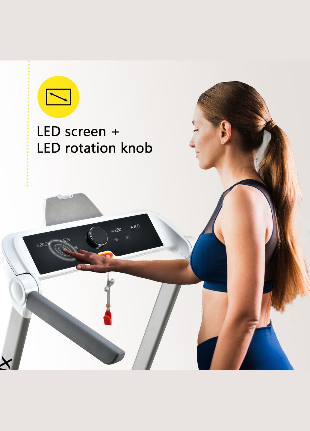 Беговая дорожка Tina White/Grey Cornix TM-TINA (315348792)