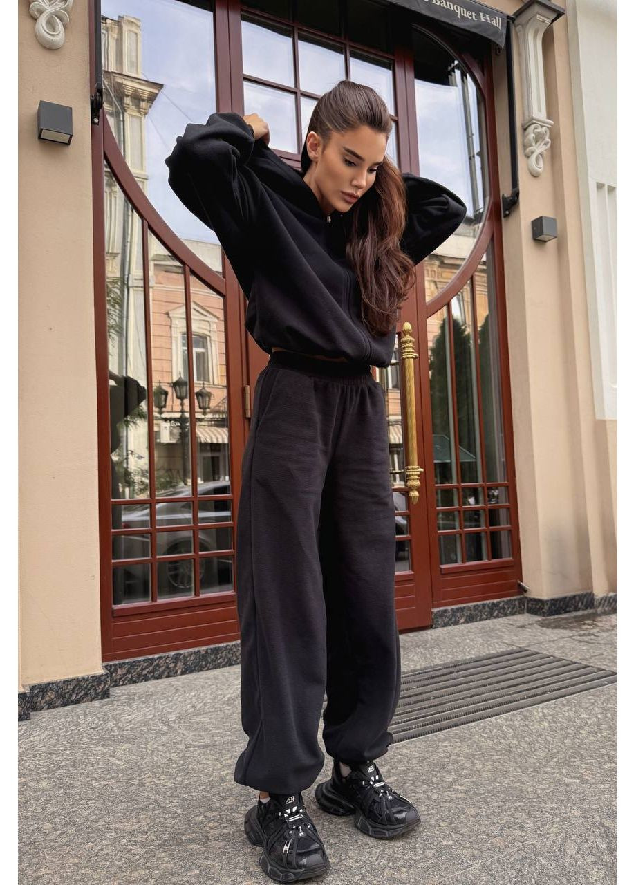 Стильний костюм 2в1 (брюки палаццо + зіп-худі) — ЗАМІР В ОПИСІ DK/DL Мода без кордонів (366062354)
