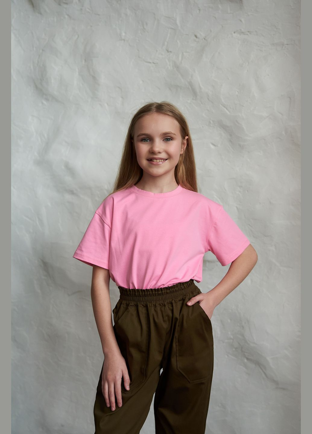 Розовая демисезонная футболка базовая Top Hat Kids