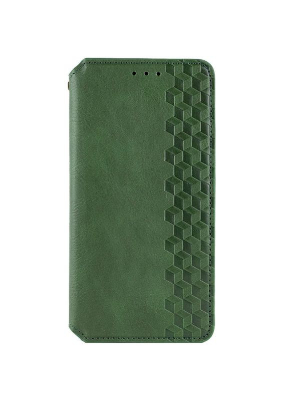 Шкіряний чохол-книжка Cubic для Samsung Galaxy S23 FE Зелений Getman (337516007)