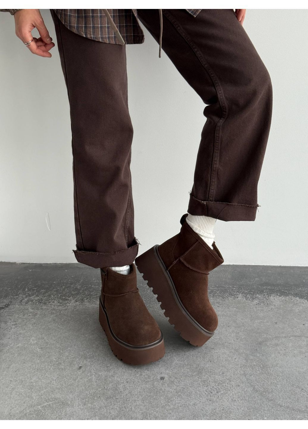 Коричневі уггі No Brand (367164665)