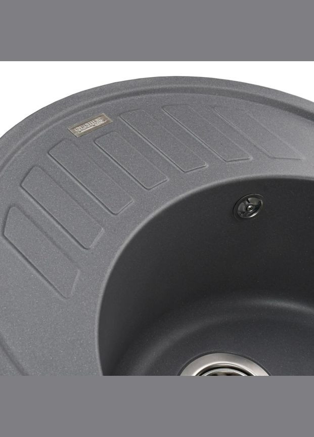 Гранітна мийка ARNO сірий металік 620*500 Globus Lux 055154 (316464210)