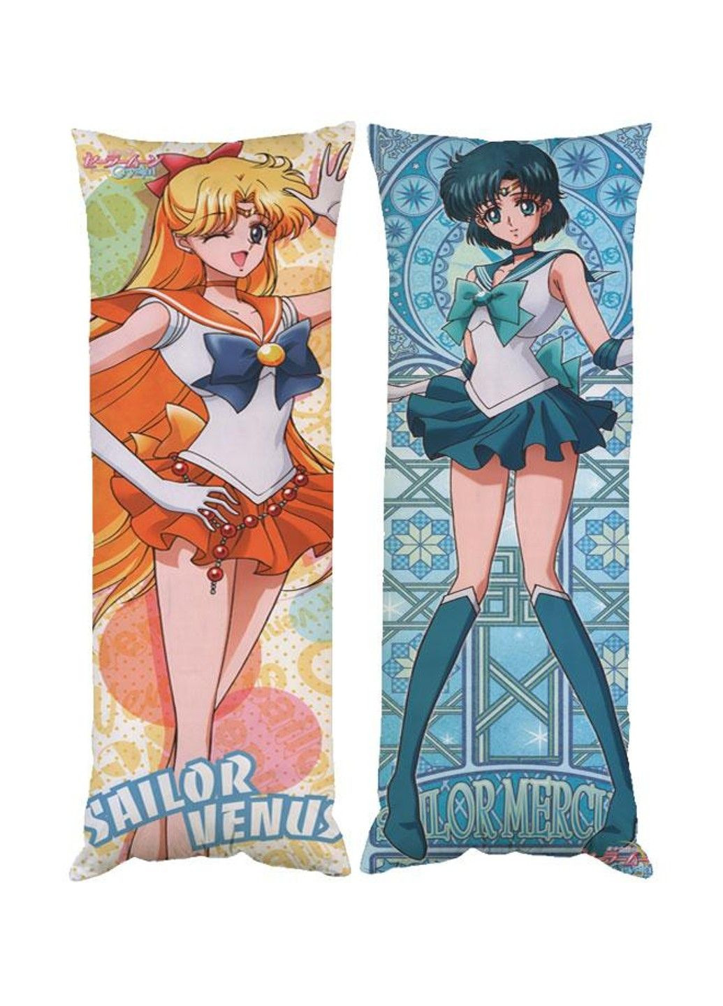 Подушка дакимакура Сейлор Мун Венера Минако Айно и Меркурий Ами Мидзуно декоративная ростовая подушка для No Brand (328314779)
