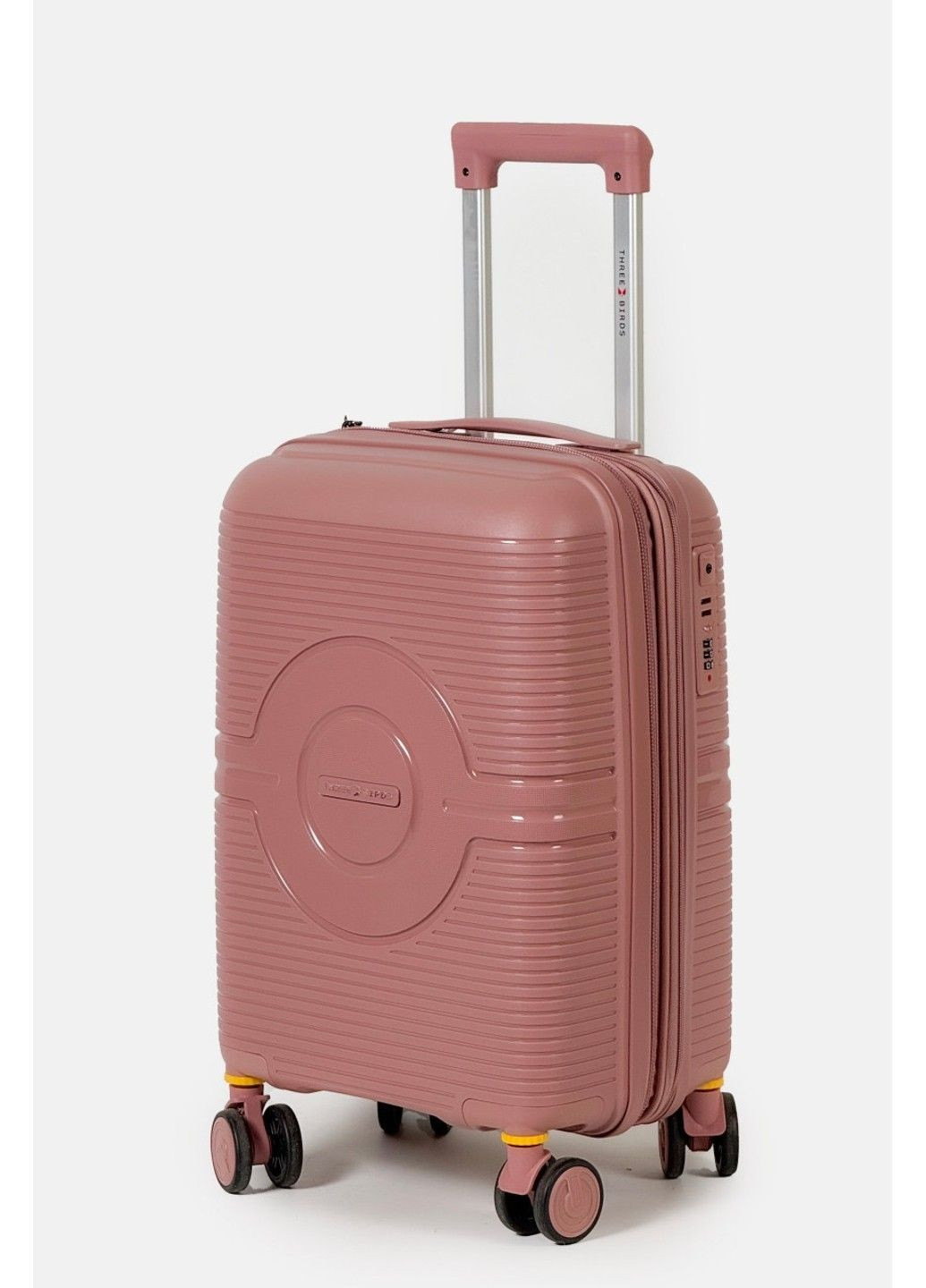 Маленький пластиковый чемодан ручная кладь 2022-28-4PK Three Birds (370944569)