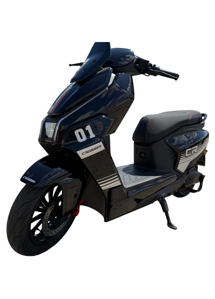 Электроскутер CR-22 2500W 72V/35Ah (графеновый АКБ), 60 км/ч, запас пробега 85 км Crosser (367609877)