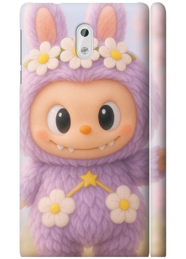 3D пластиковый матовый чехол 'Лабубу 1' для Endorphone Nokia 3 (349829234)