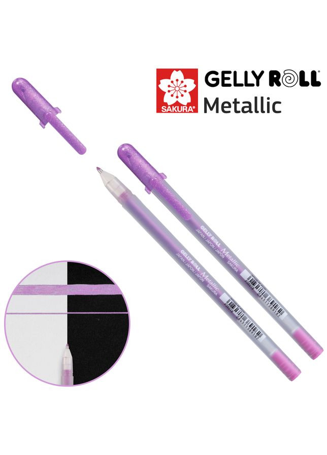 Ручка гелевая, METALLIC,, Sakura (362579017)