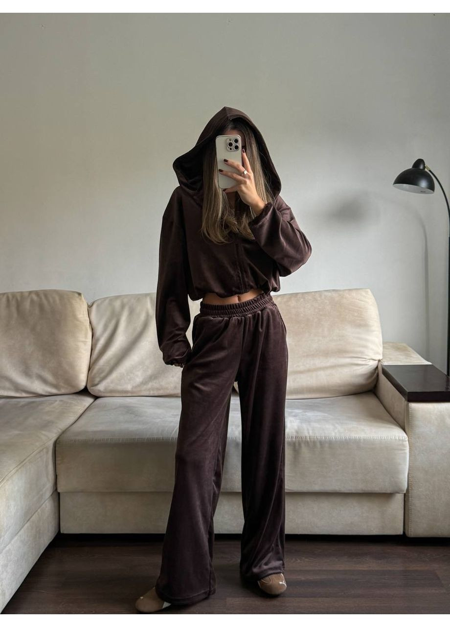 Женский велюровый костюм oversize Vakko (373714163)