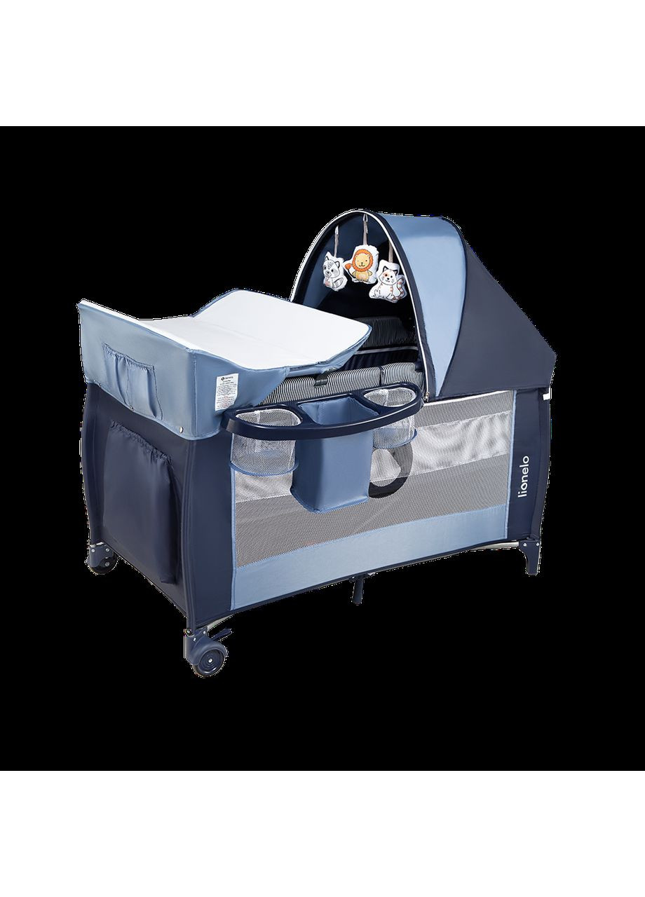 Ліжечко-манеж Sven Plus Blue Navy, синій Lionelo LO-SVEN PLUS BLUE NAVY (336329584)