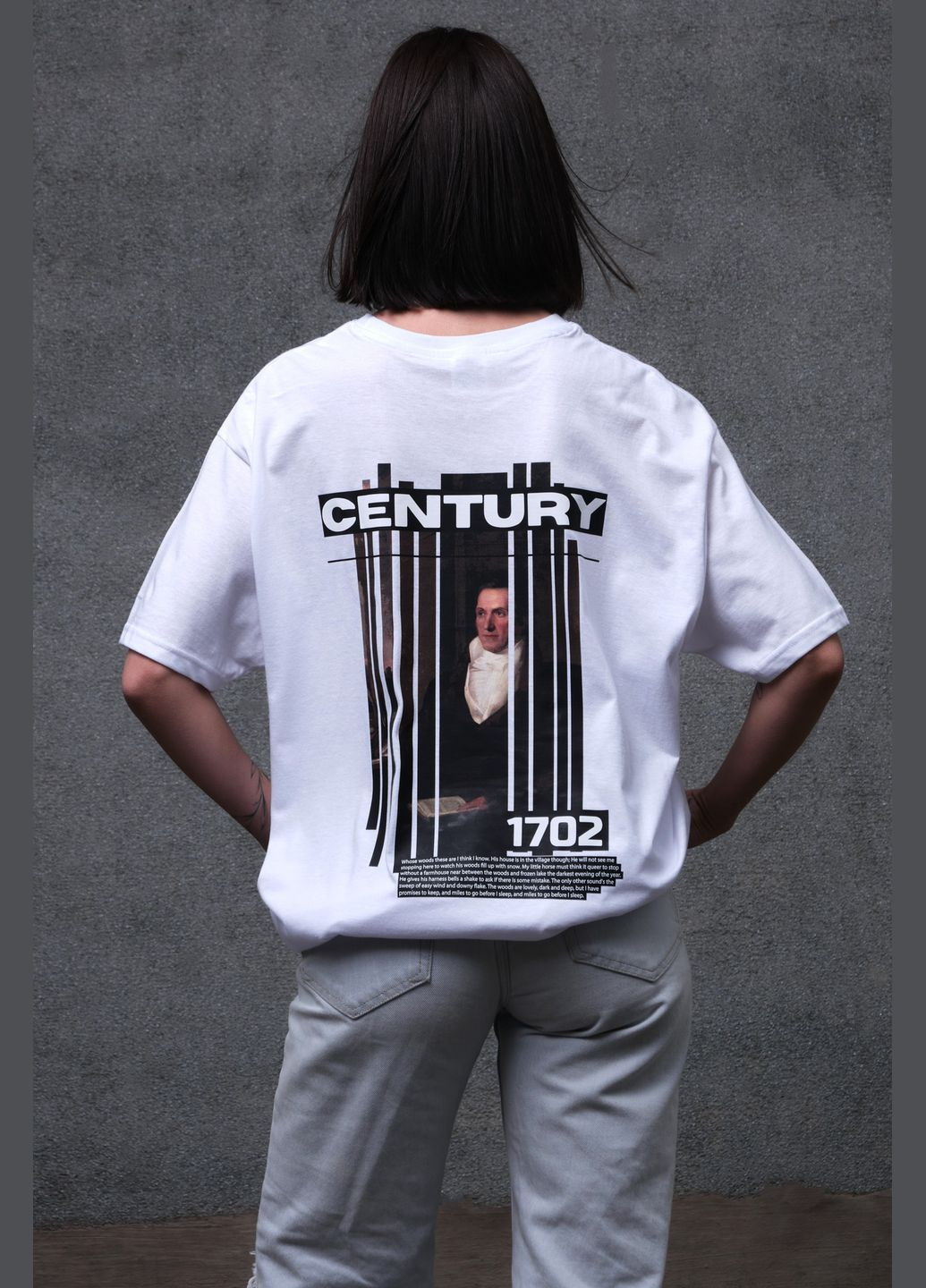 Оверсайз Футболка С Принтом Century Without - (292553243)