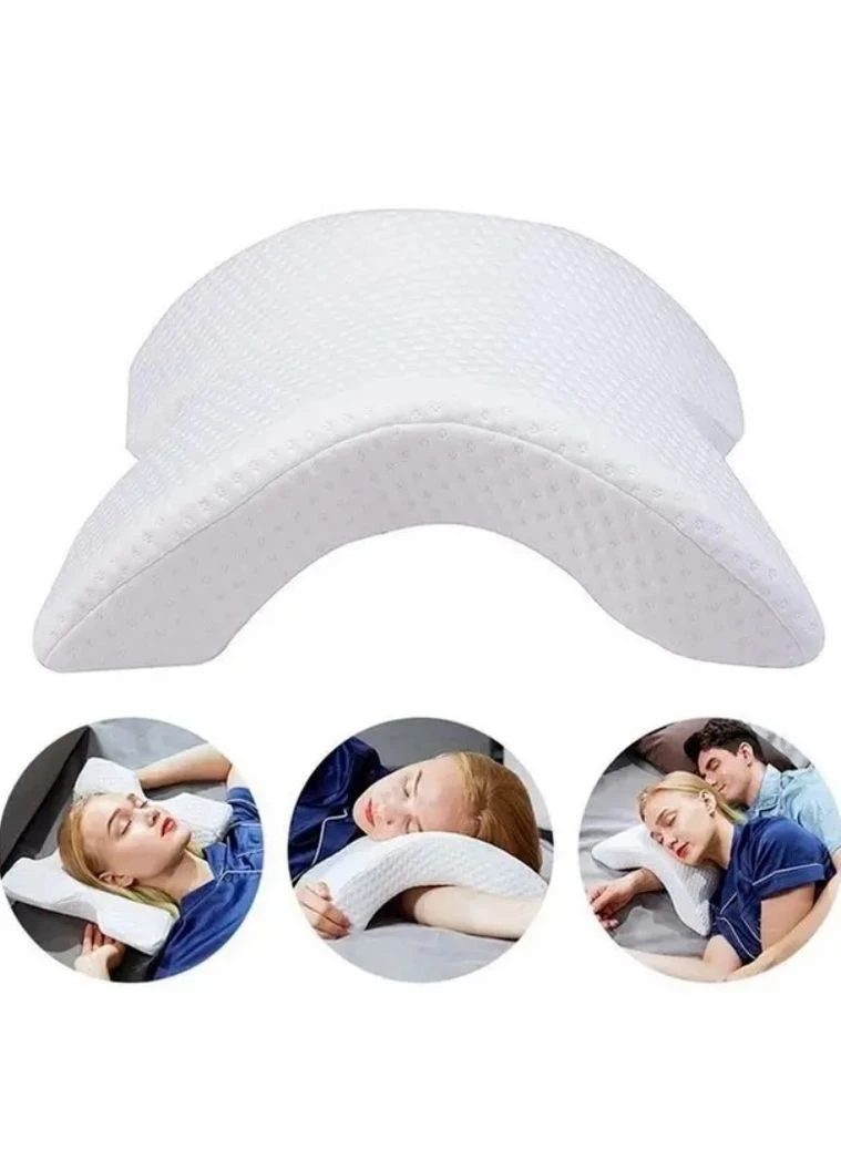 Ортопедична подушка BauTech Memory Foam Pillow з ефектом пам'яті Білий (2104619330) No Brand (382606828)