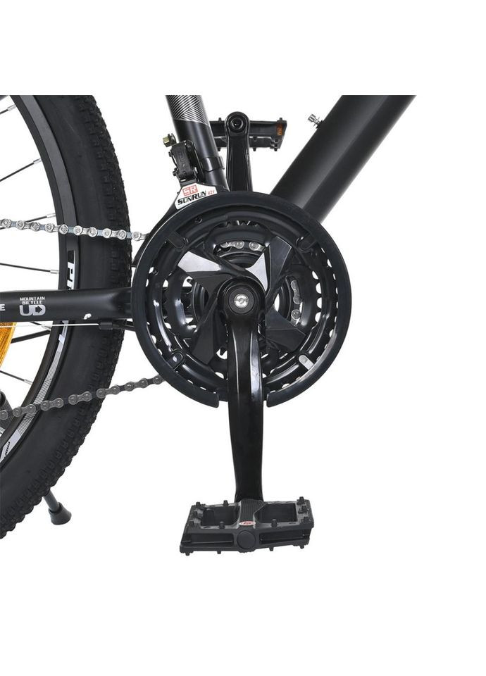 Велосипед SKD75 MTB 2605-1, 26 дюймів, сталева рама 16 Sunrun 24SP чорний PROF1 (370977371)