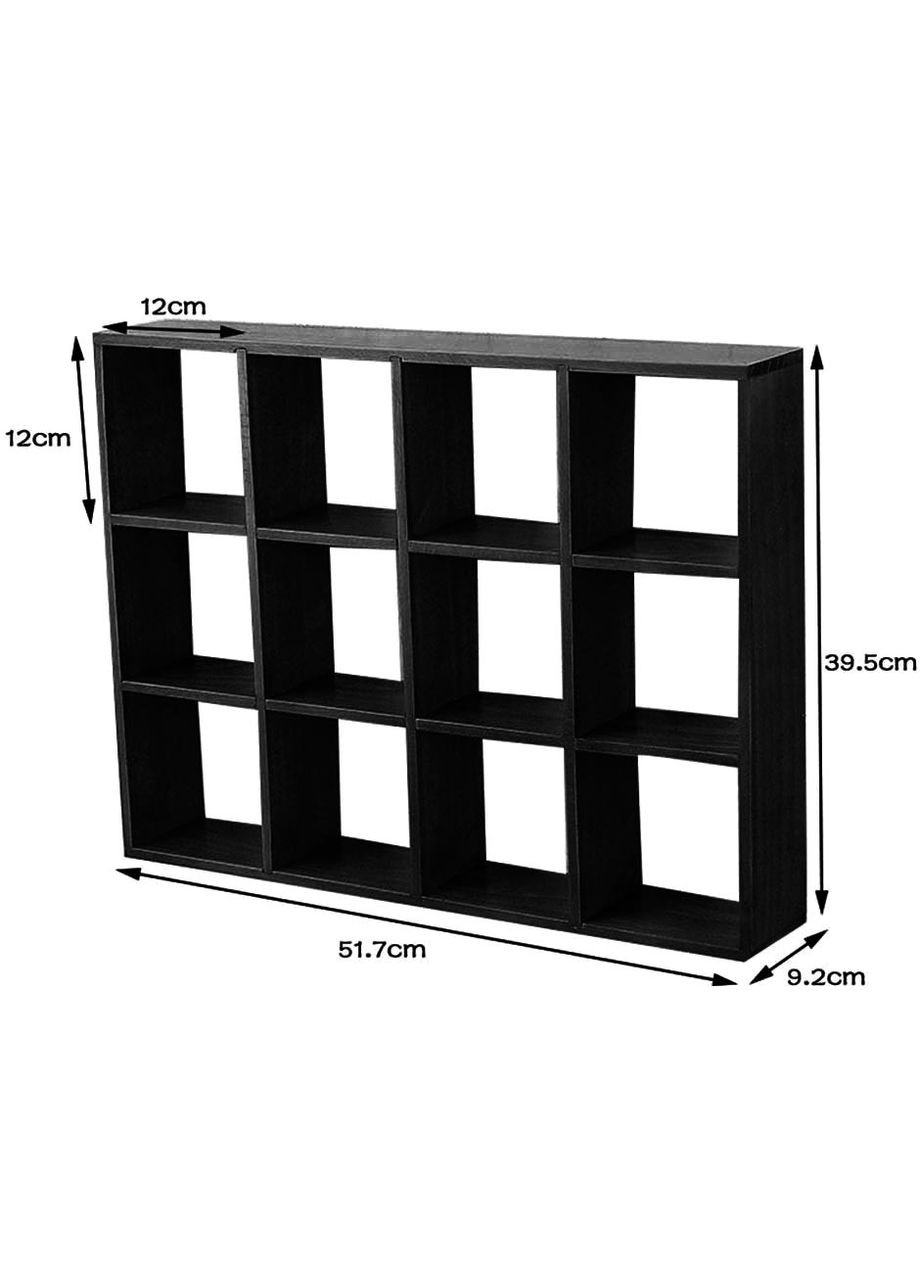 Настенная полка из дерева Хилброу венге (НСП-008912) No Brand (328073204)