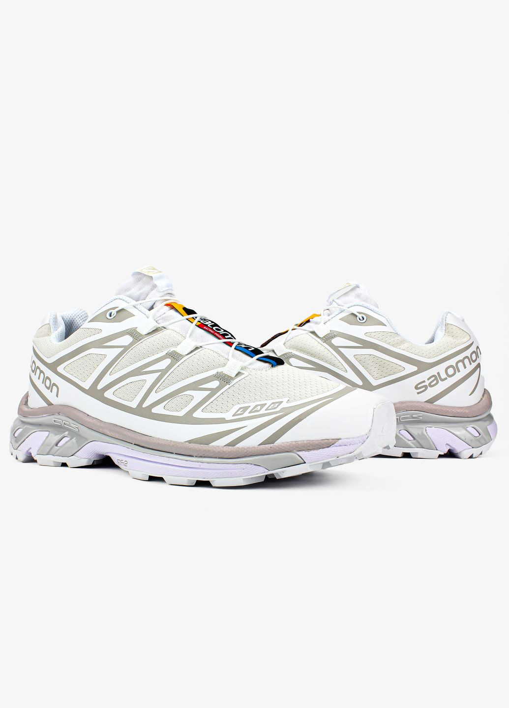 Білі всесезон кросівки чоловічі і жіночі salomon xt-6 white | саломон хт-6 білі No Brand