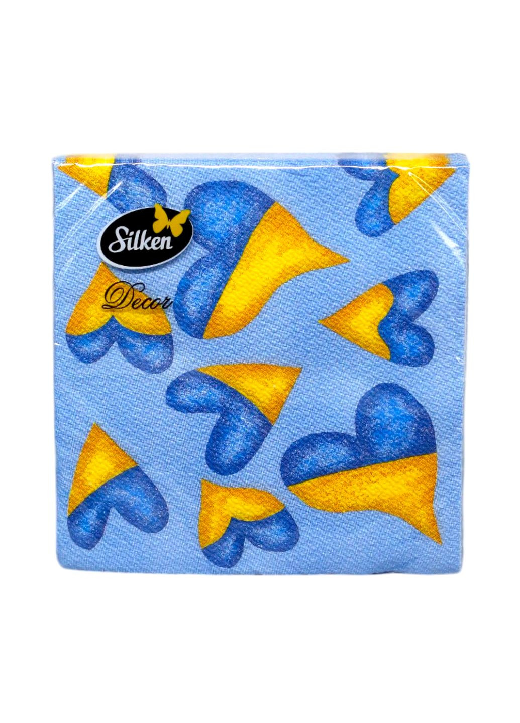 Салфетки бумажные "Все будет Украина" 33*33 см 2 слоя 16 шт Silken (316353434)