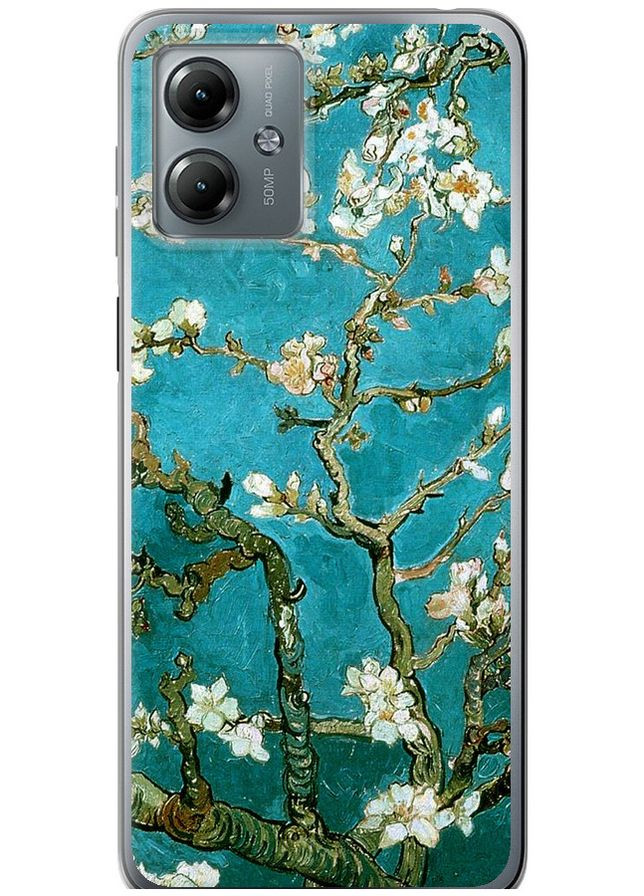 Силіконовий чохол 'Вінсент Ван Гог. Сакура' для Endorphone Motorola Moto G14 (325487737)